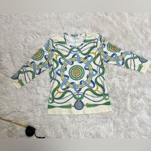 J.Mclauglin Colorful Patterned Long Sleeve Top
Size M